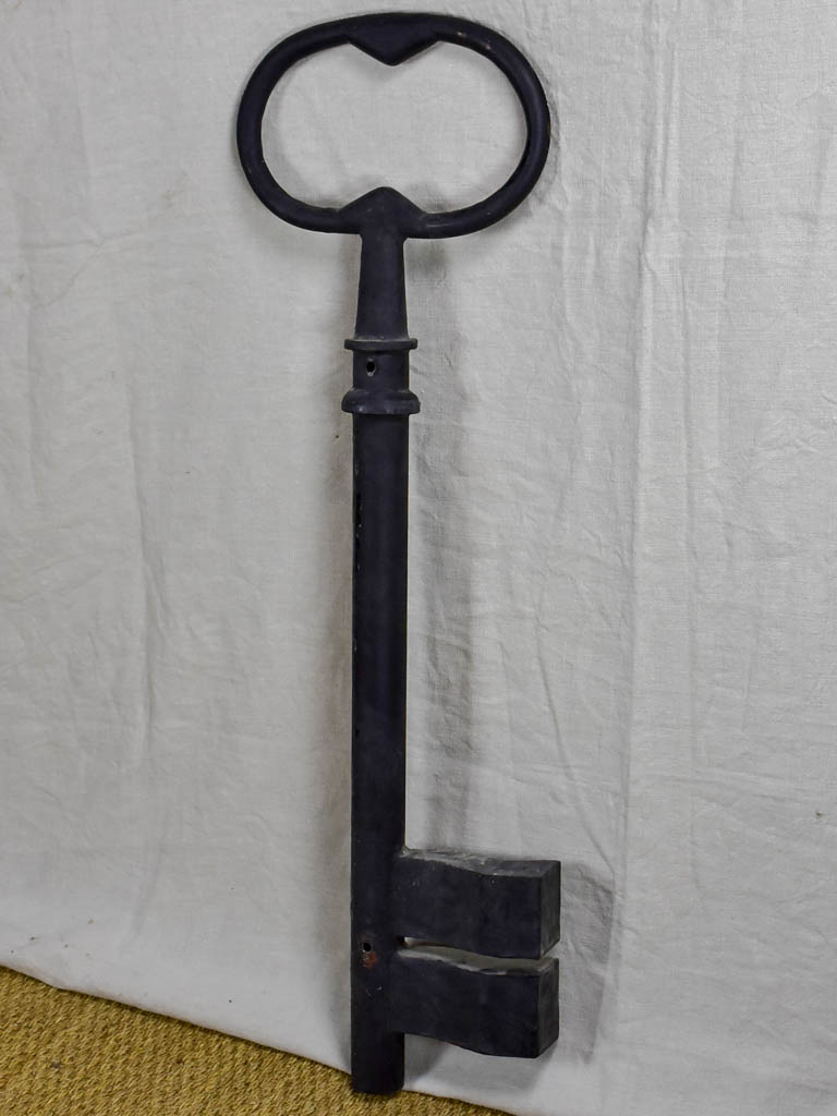 Huge antique French key - locksmith's shop sign