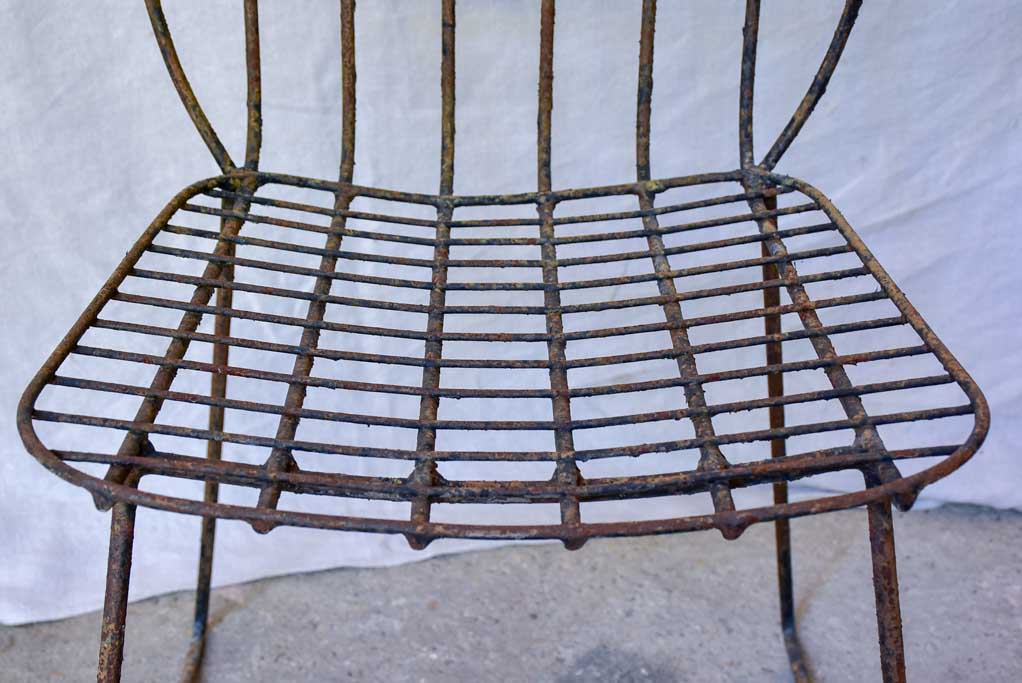 Pair of 1950's garden armchairs - Bertoia style