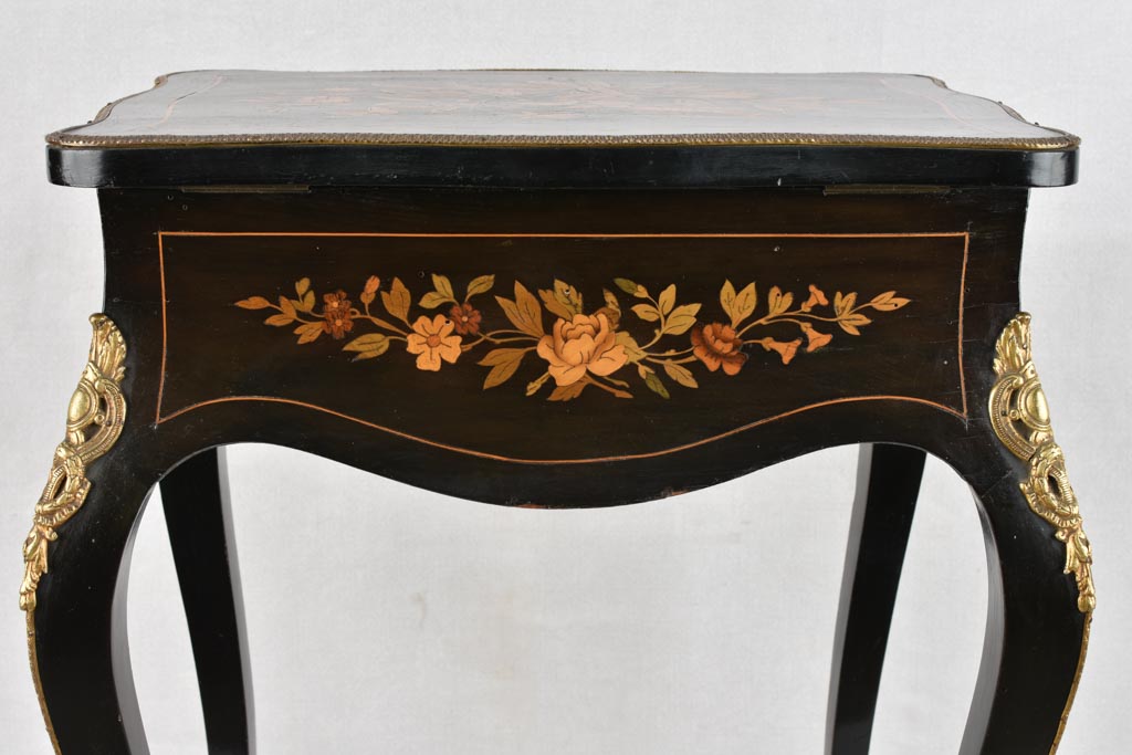Napoleon III marquetry vanity