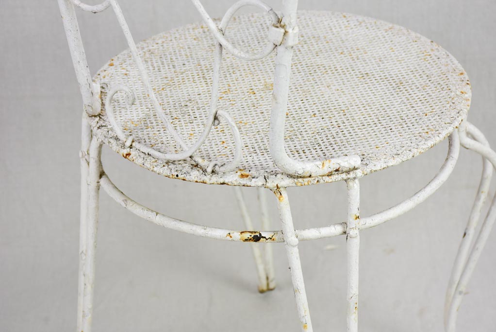 Set of four early 20th Century Parisian garden chairs