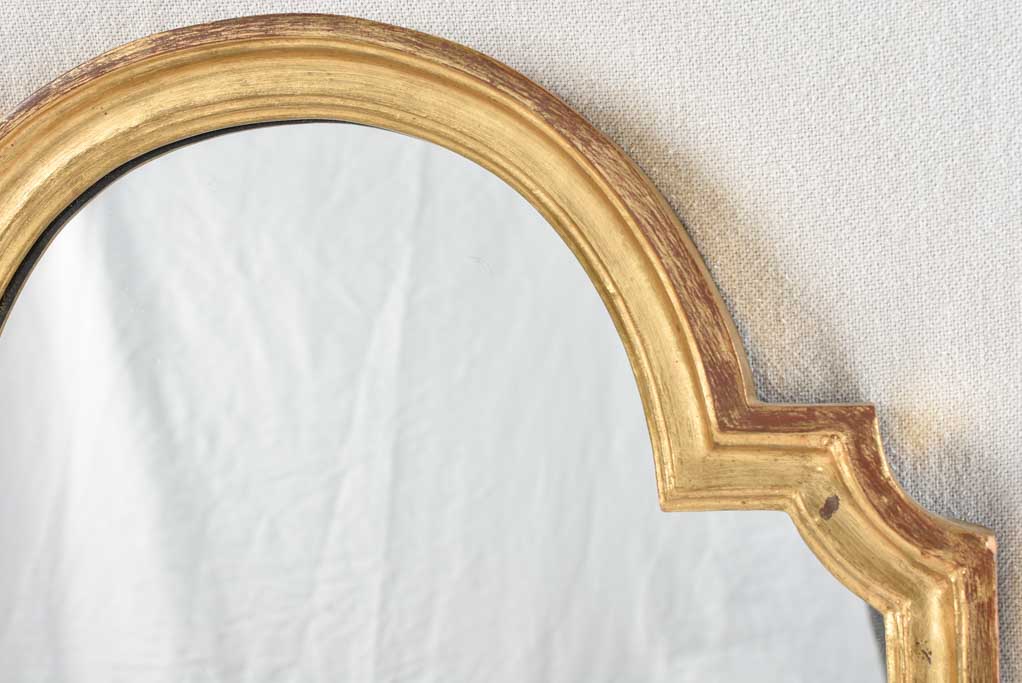 Patina-consistent Gilded Vintage Mirror