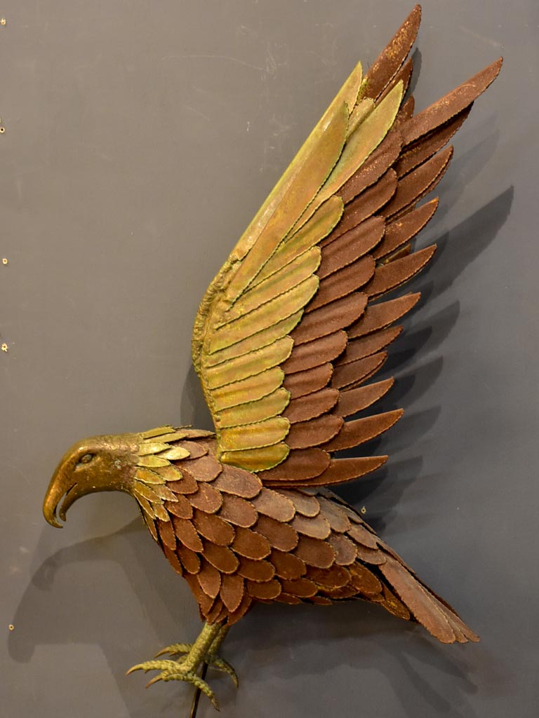 Pair of 1970's wall appliques - hawks