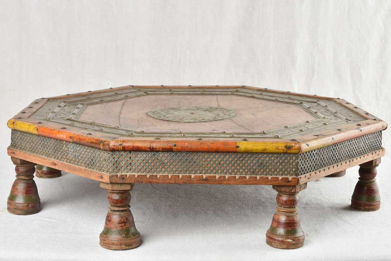 Age-Worn Antique Indonesian Coffee Table