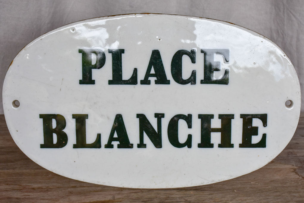 19th Century Parisian sign - Place Blanche