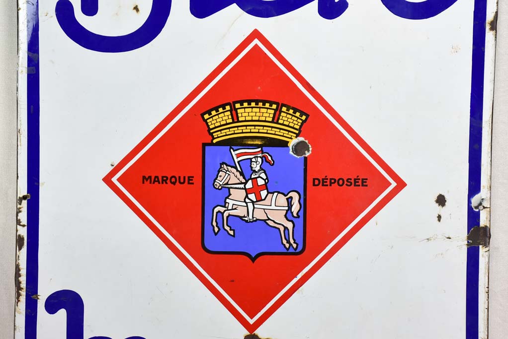 Large 1960's French enamel sign - Beer from Alsace 54" x 37¾"