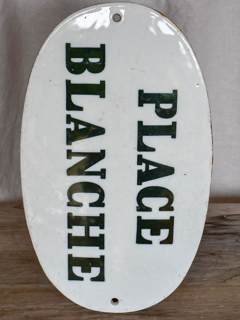 19th Century Parisian sign - Place Blanche