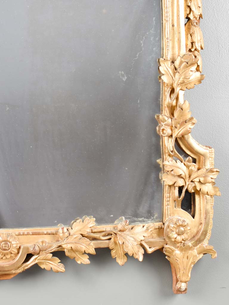 Gilt antique Louis XVI mirror