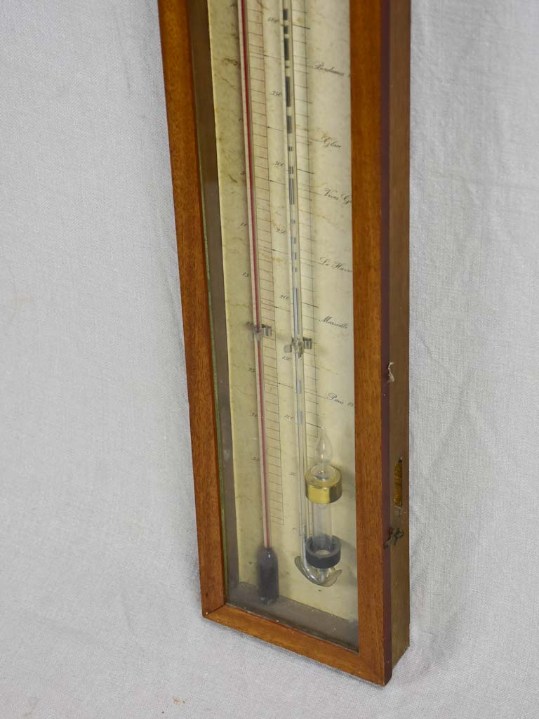 Early 20th Century French mercury barometer 39¾"