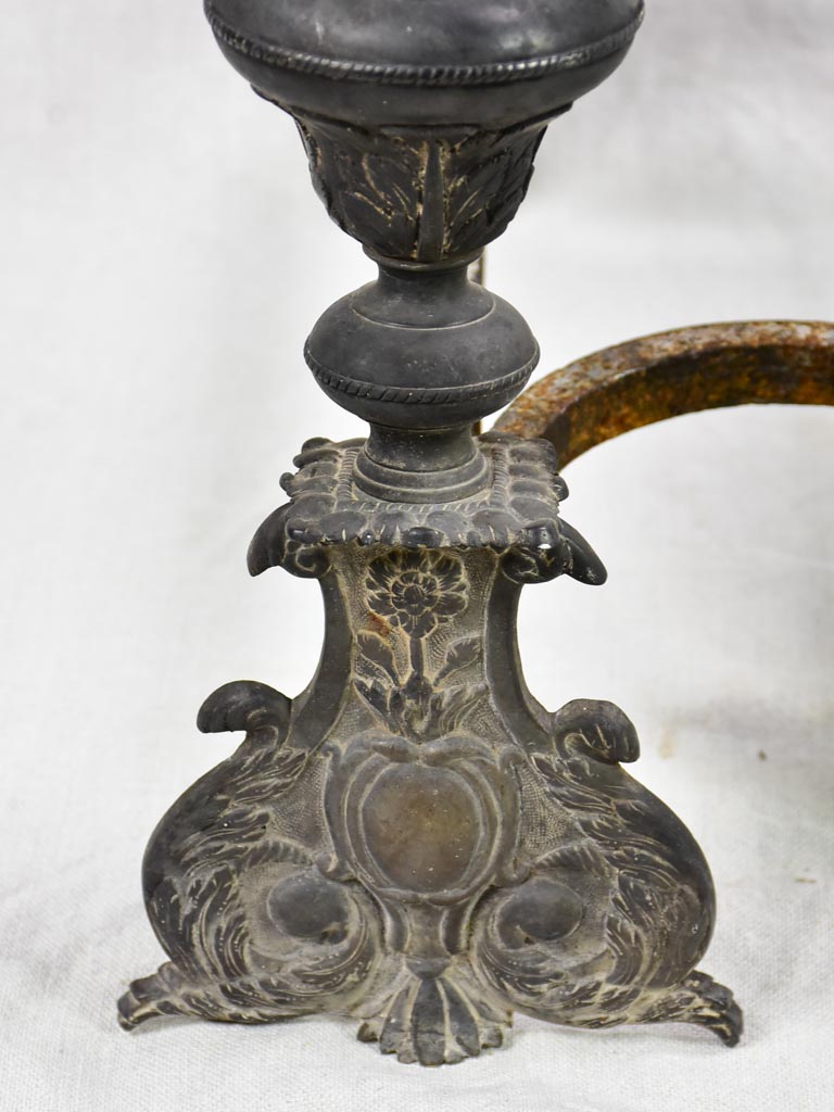 Pair of 17th Century French fireplace andirons