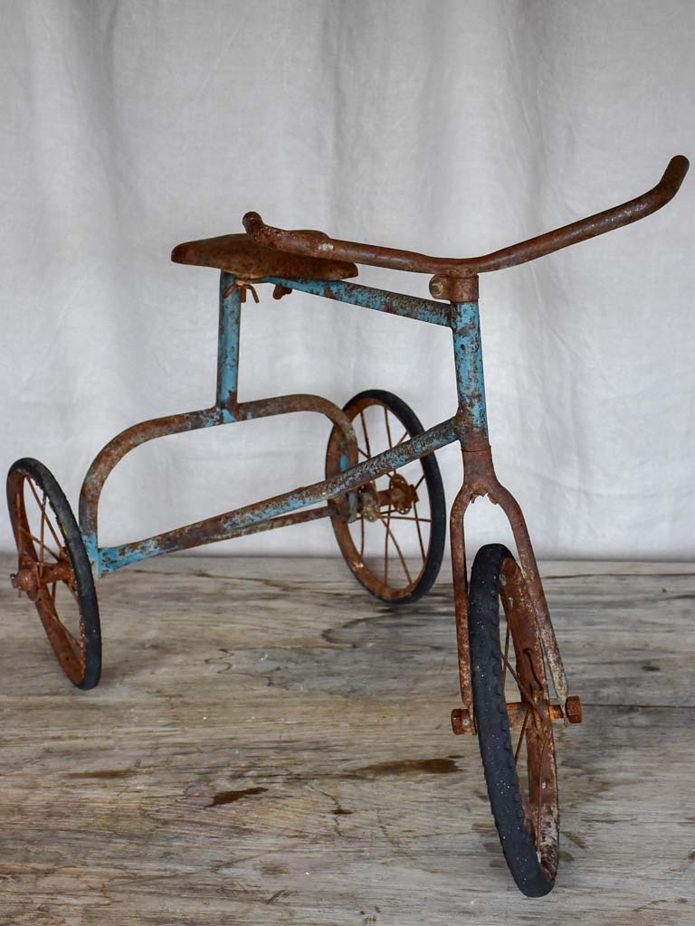 Antique French children's tricycle