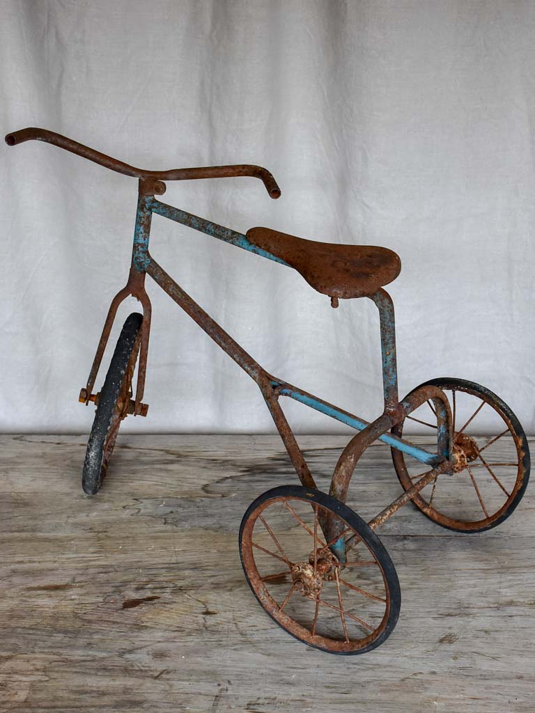 Antique French children's tricycle