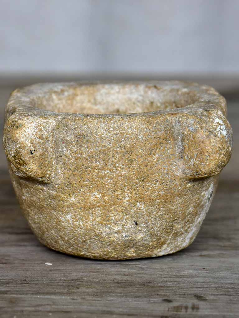 Miniature antique French marble mortar