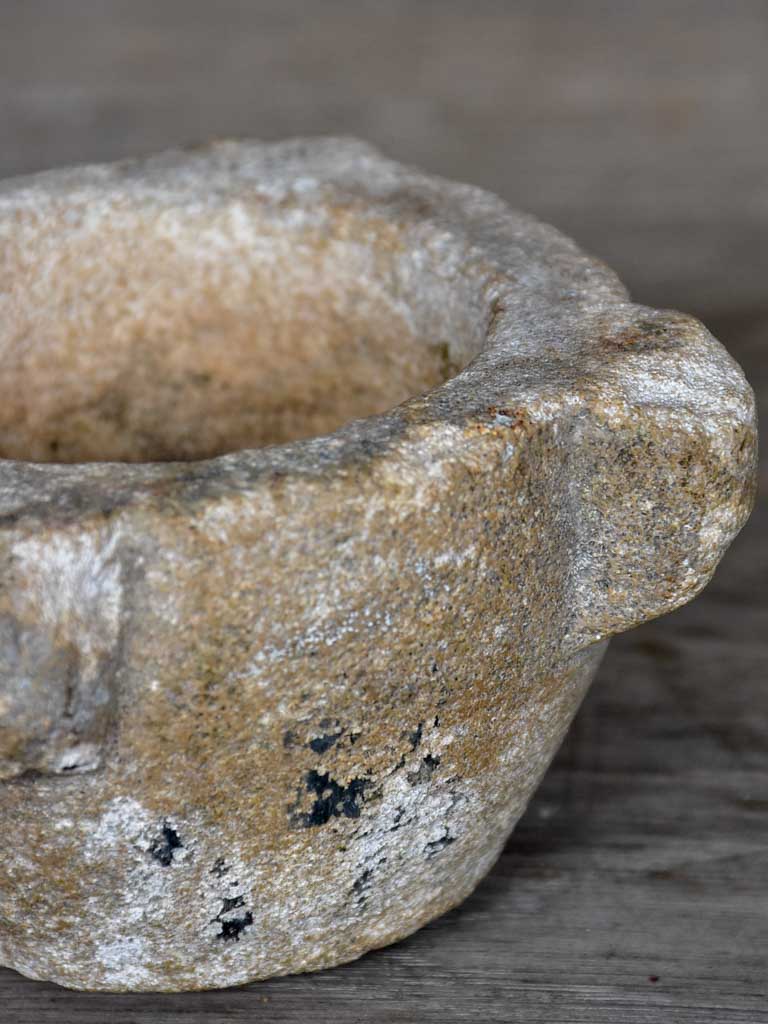 Miniature antique French marble mortar