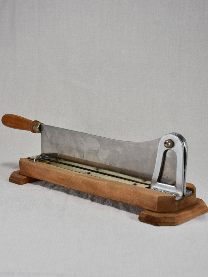 Mid-century French bread slicer