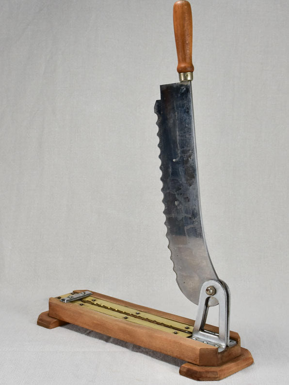 Mid-century French bread slicer