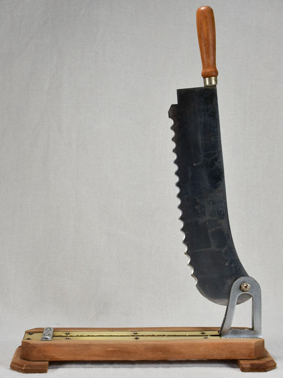 Mid-century French bread slicer