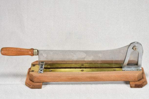Mid-century French bread slicer