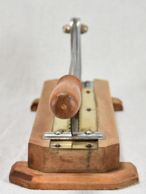 Mid-century French bread slicer