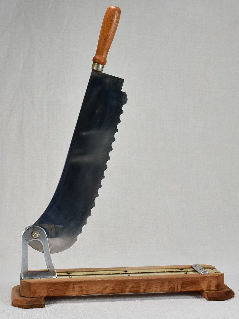 Mid-century French bread slicer