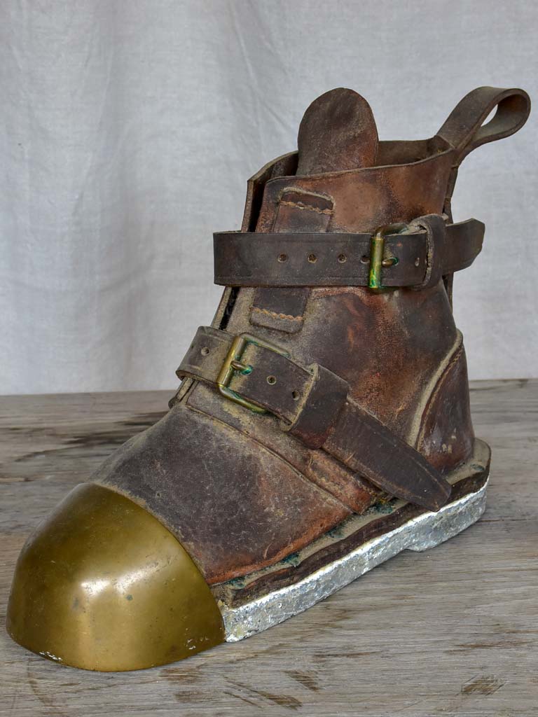 Early 20th Century French diving boot