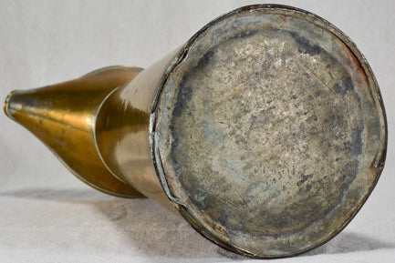 Late nineteenth-century brass pitcher