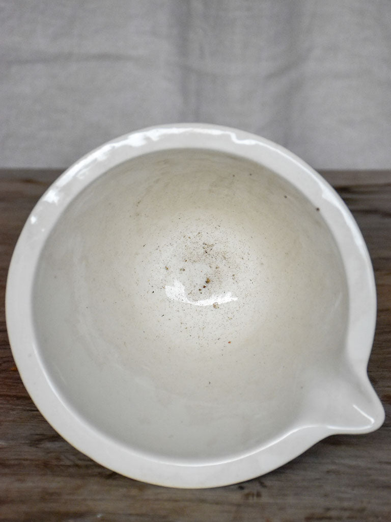 Antique French apothecary mortar with beak - BRUÈRE GDV