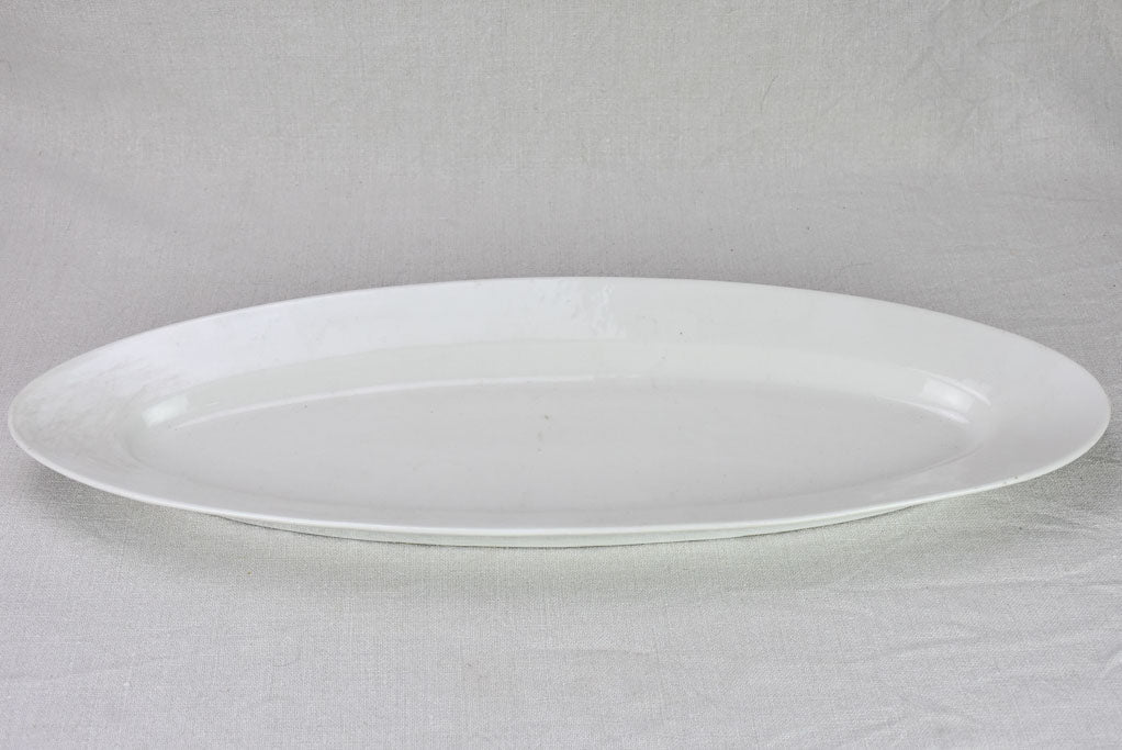 Napoleon III porcelain fish platter 23¼"