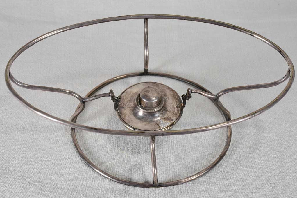 Retro French Restaurant Metal Plate Burner