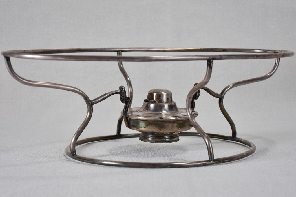 Antique Brass Plate Warmer from France