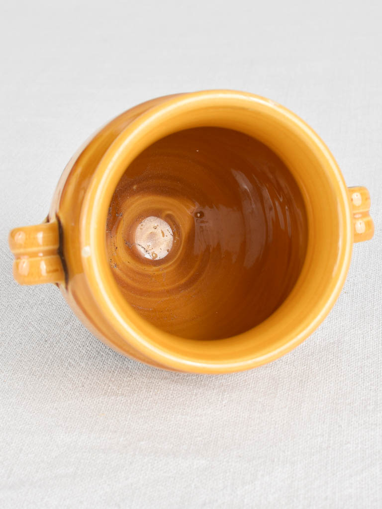 Small vintage French confit pot 6¼"