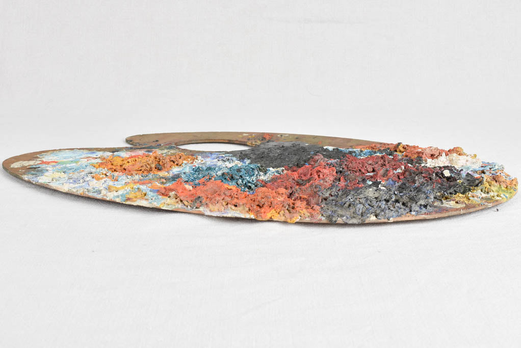 Old-world style French paint palette