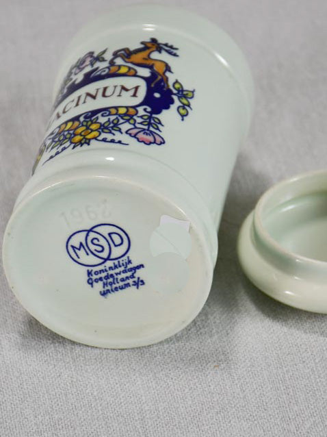 Vintage apothecary jar from Holland