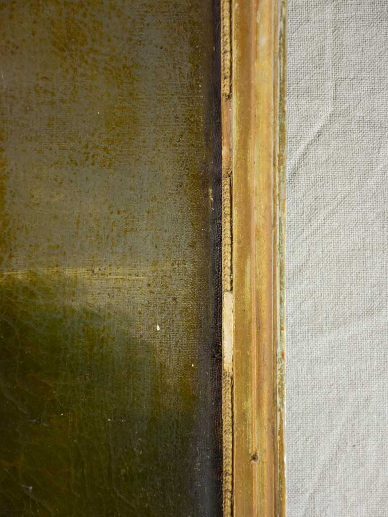 Early 19th Century Romantic oil on canvas with hidden declaration of love - anonymous 37" x 37½"