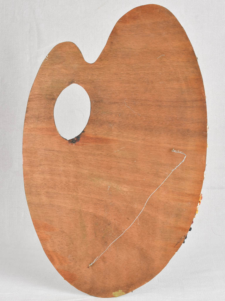 Fabricated antique French painter's palette
