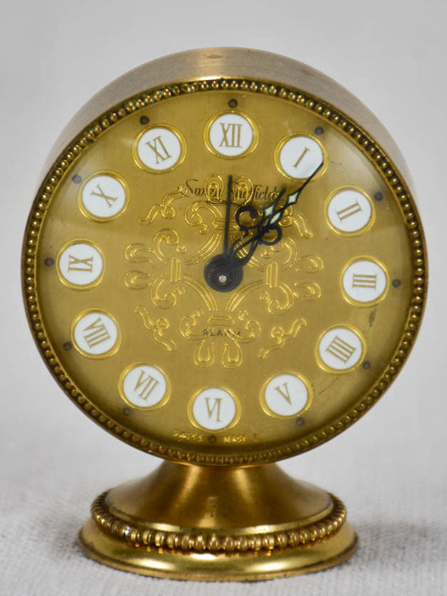 Antique Swiss alarm clock