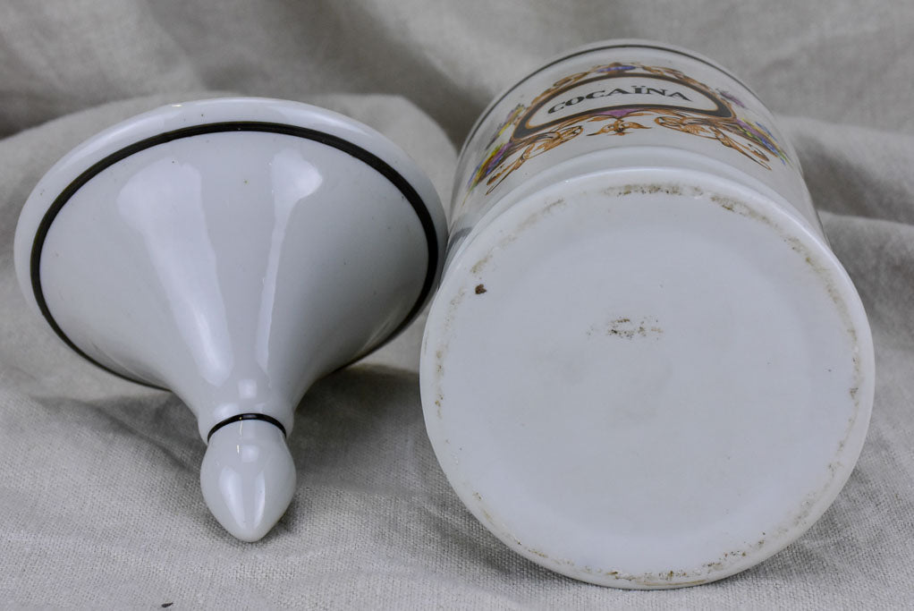 Vintage Cocaina apothecary jar