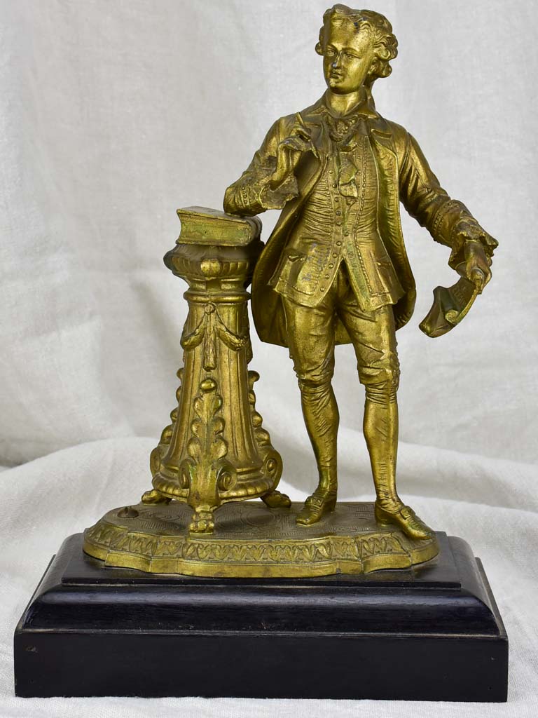 Antique French statue E. LEGIES