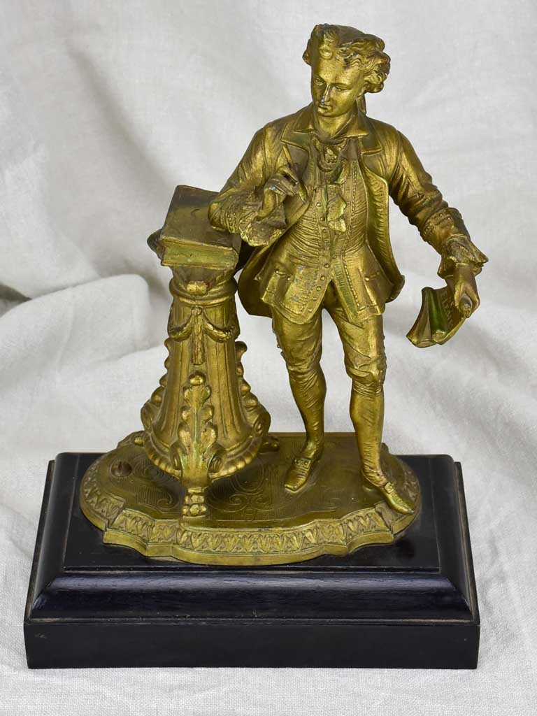 Antique French statue E. LEGIES