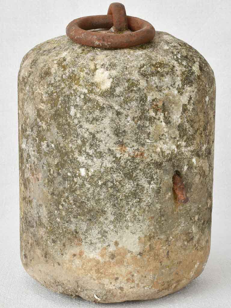 Early 20th century stone counterweight 8"