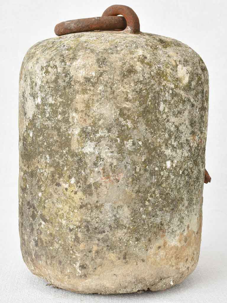 Early 20th century stone counterweight 8"