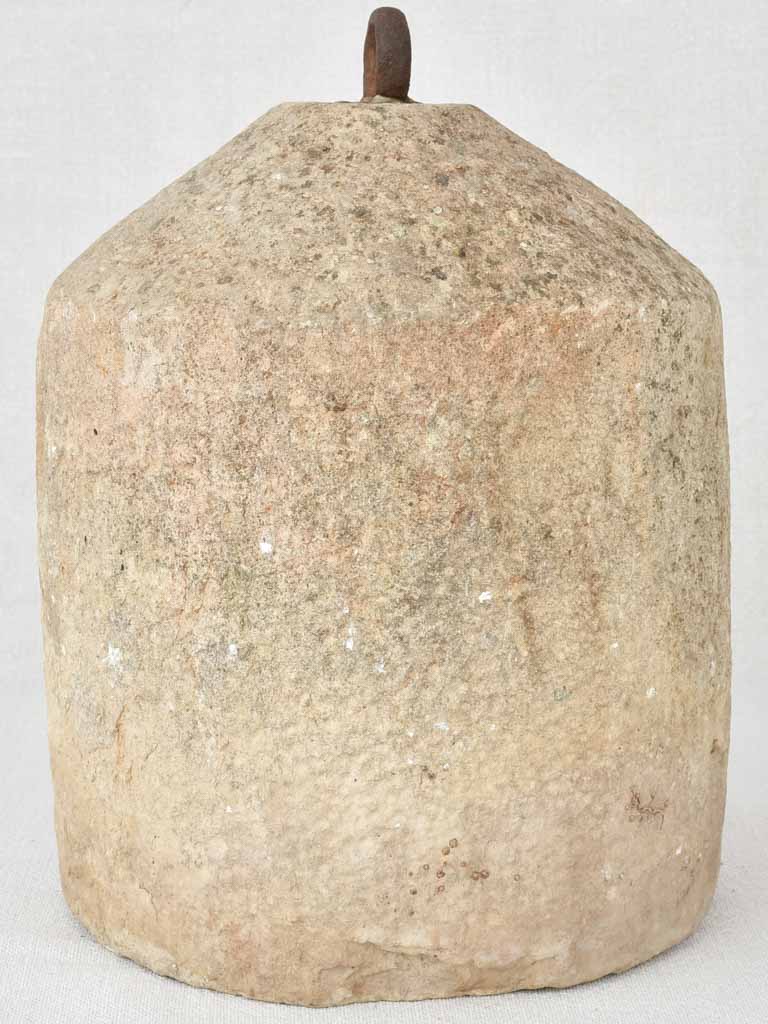 Antique French stone counterweight 11½"