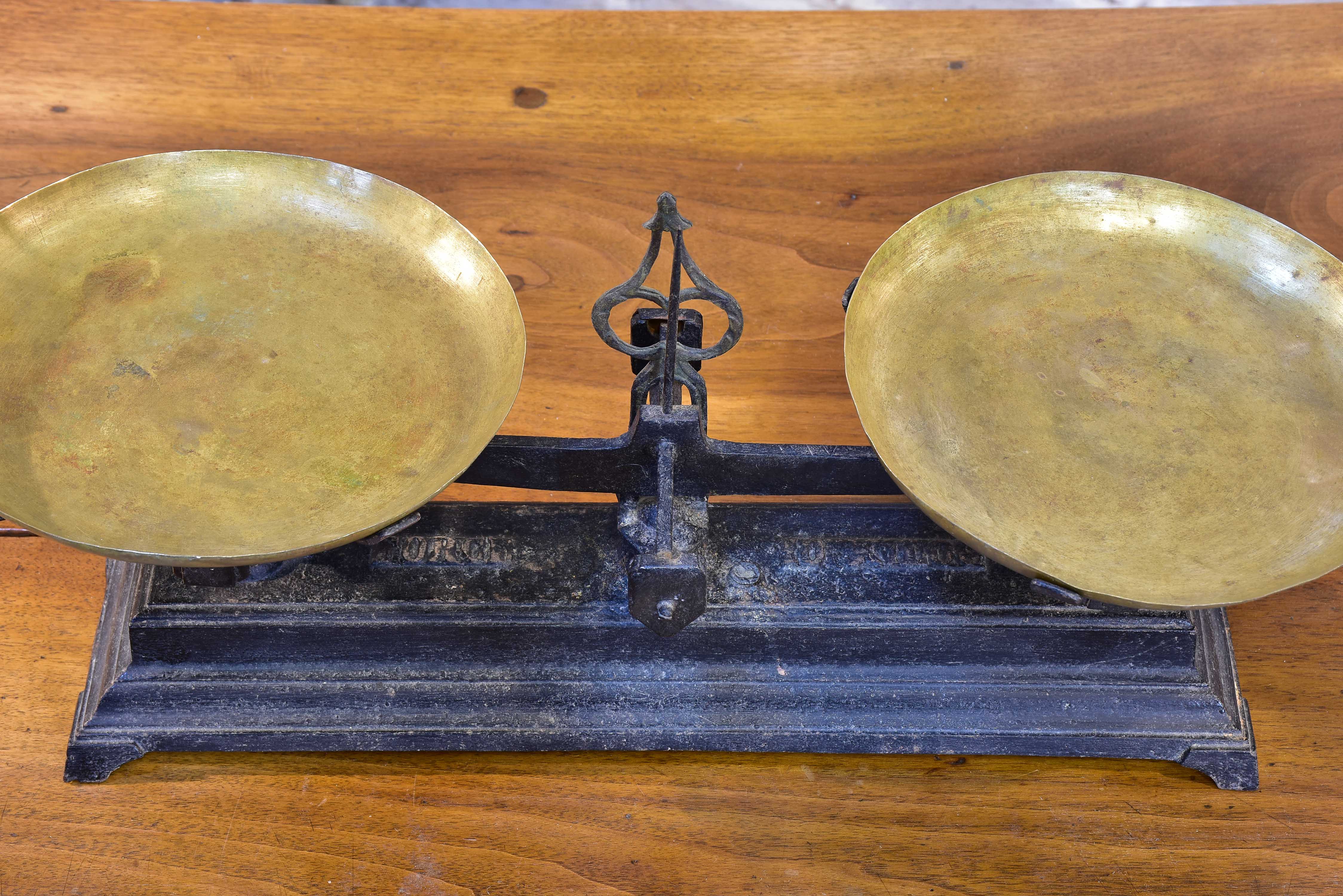 Antique French kitchen scales