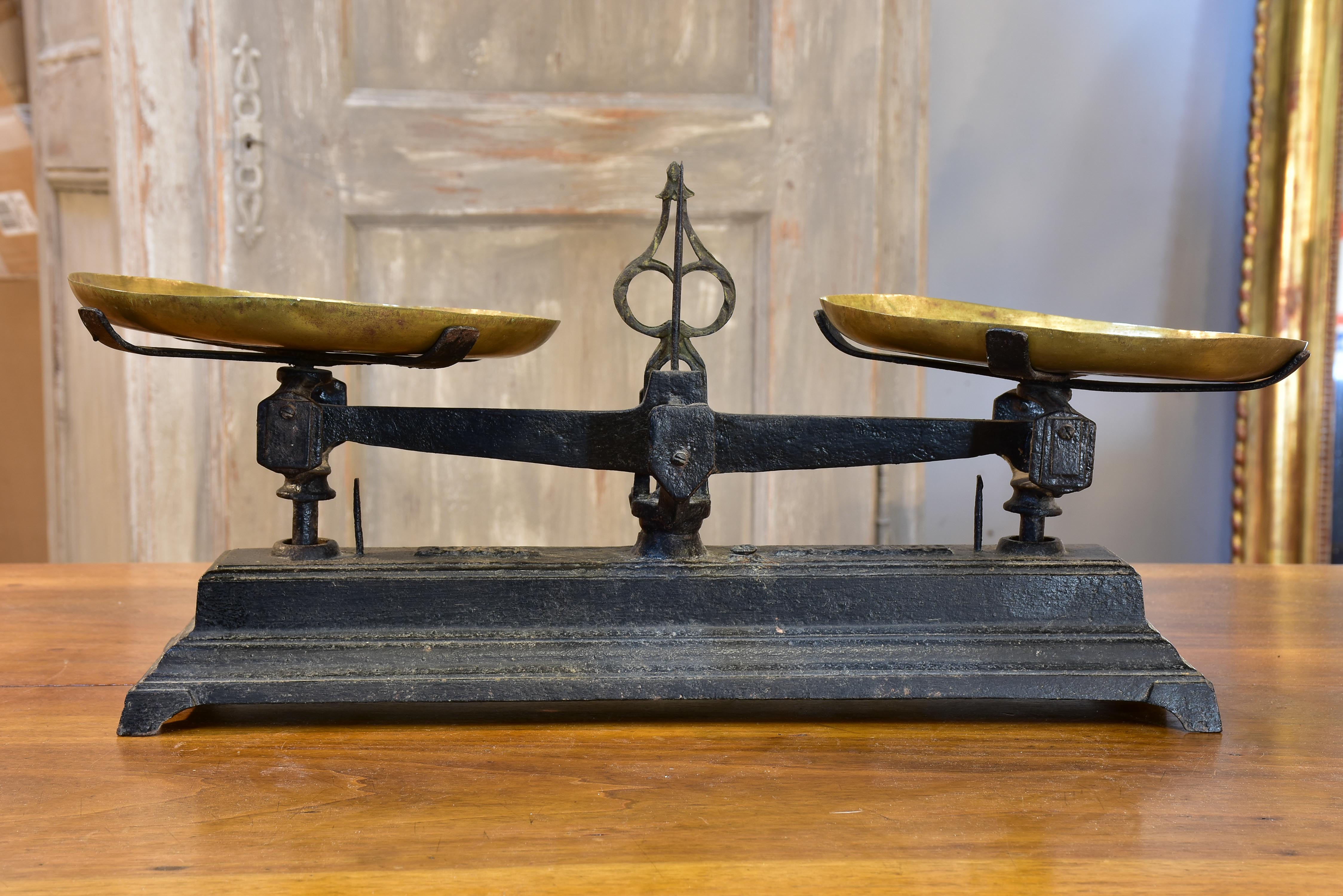 Antique French kitchen scales