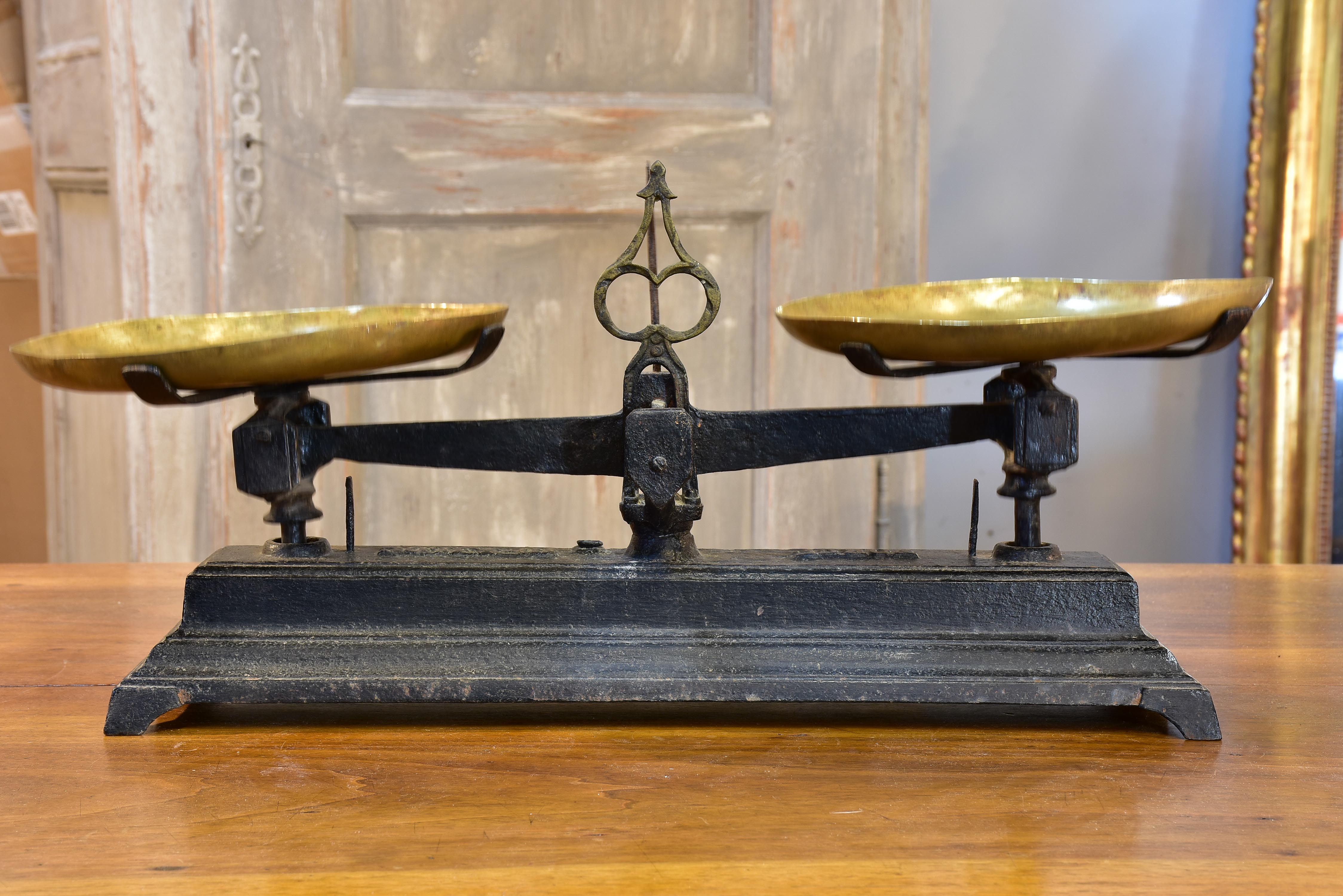 Antique French kitchen scales