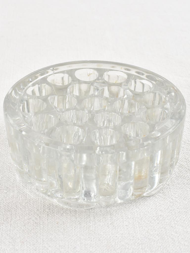 Vintage English glass pique fleurs
