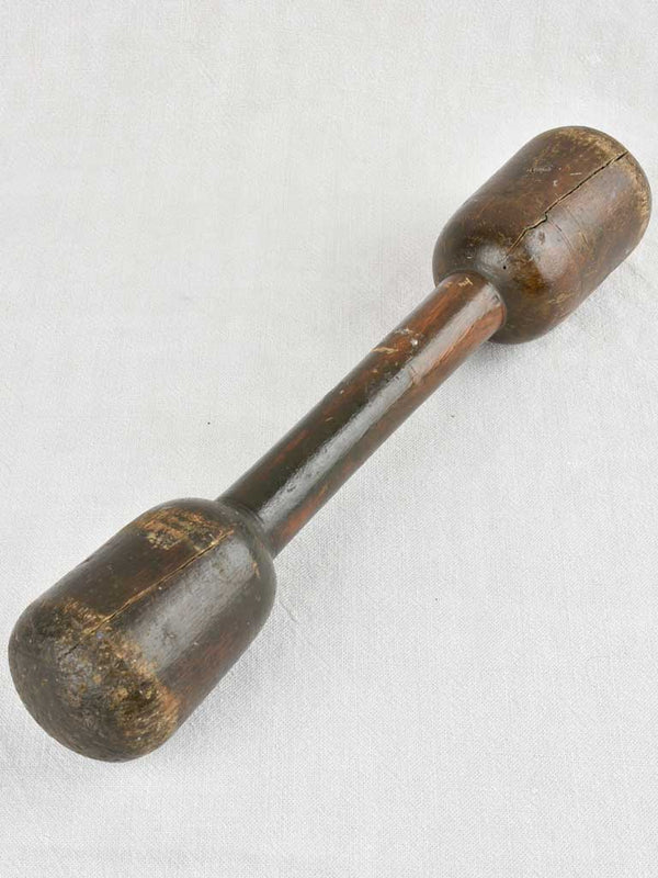 Late 19th century solid wooden pestle