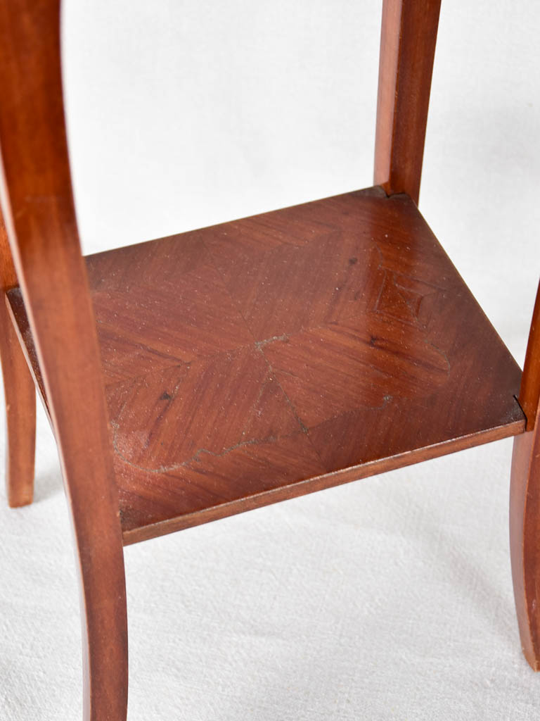 Pair of late-19th-century marquetry nightstands - 29¼"