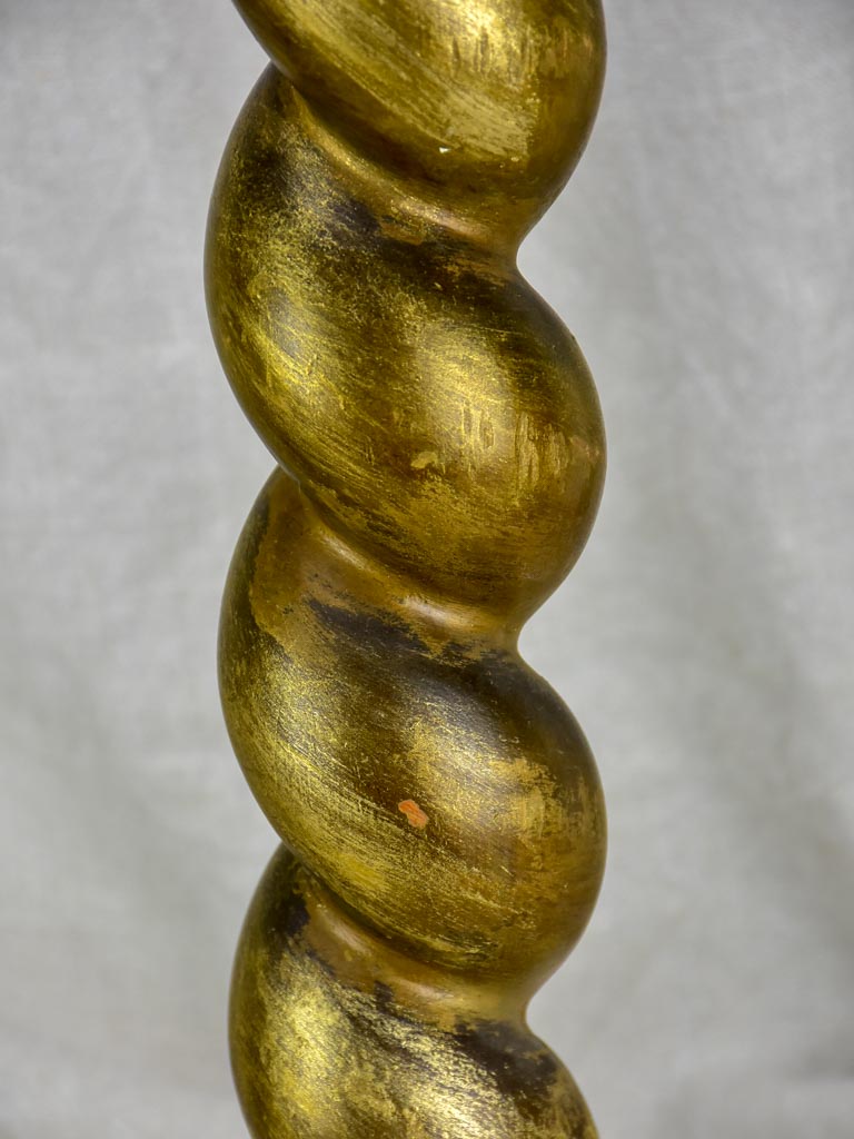 Pair of gilded Corinthian columns