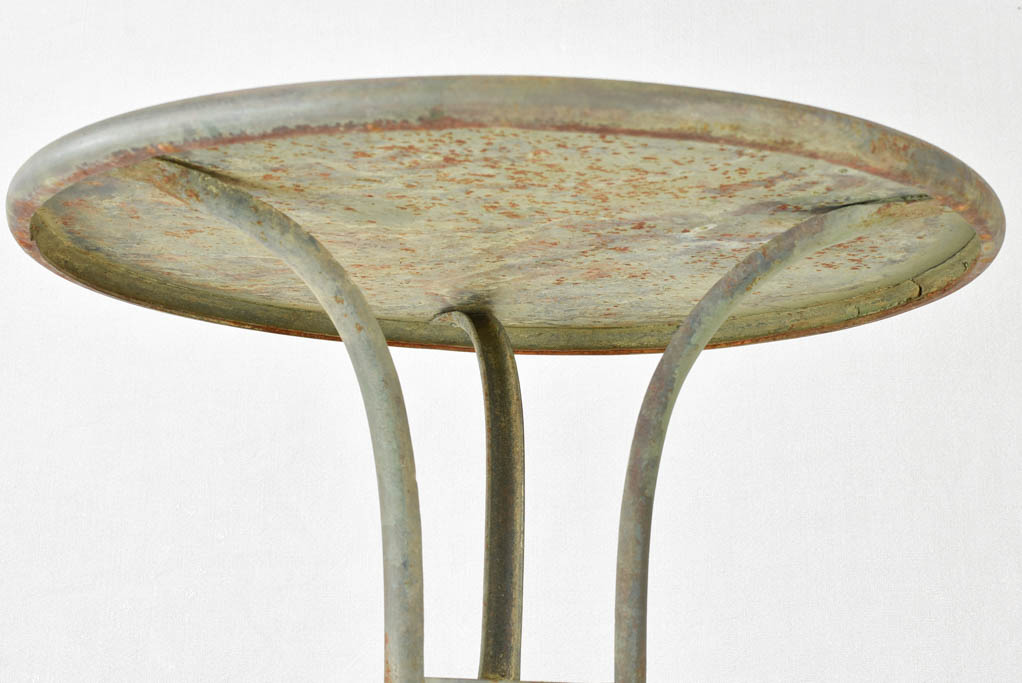 Small 19th century Arras garden table 17¾" x 26½"