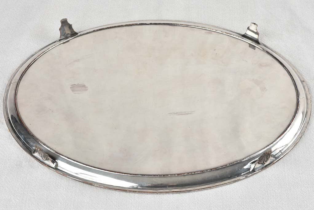 Stylish Sheffield Plate Silver Tray